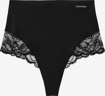 Slip scultant 'Sensual Stretch Lace' Calvin Klein en noir : devant