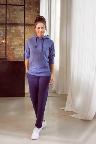 LASCANA Kapuzensweatshirt in Blau