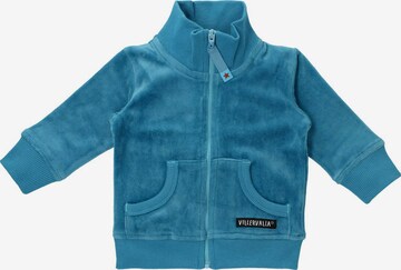 Villervalla Zip-Up Hoodie in Blue: front