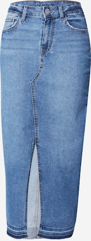VILA Skirt 'RAY' in Blue: front