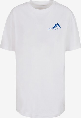 Merchcode T-Shirt 'Love Birds' in Weiß: predná strana