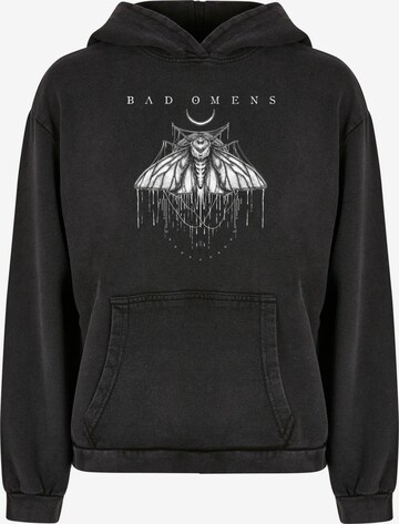 Merchcode Sweatshirt 'Bad Omens' in Zwart: voorkant