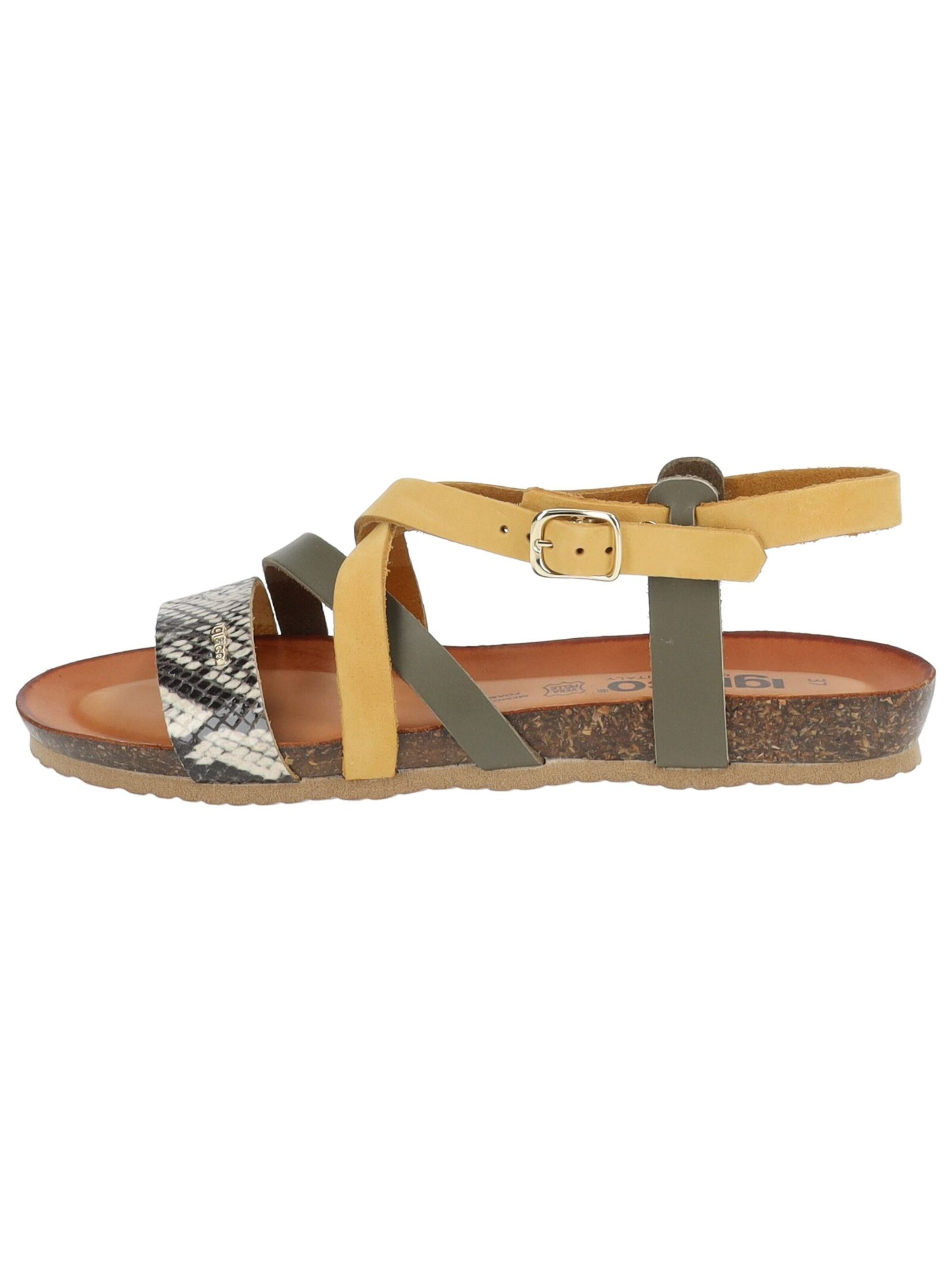 IGI&CO Sandalen met riem in Geel