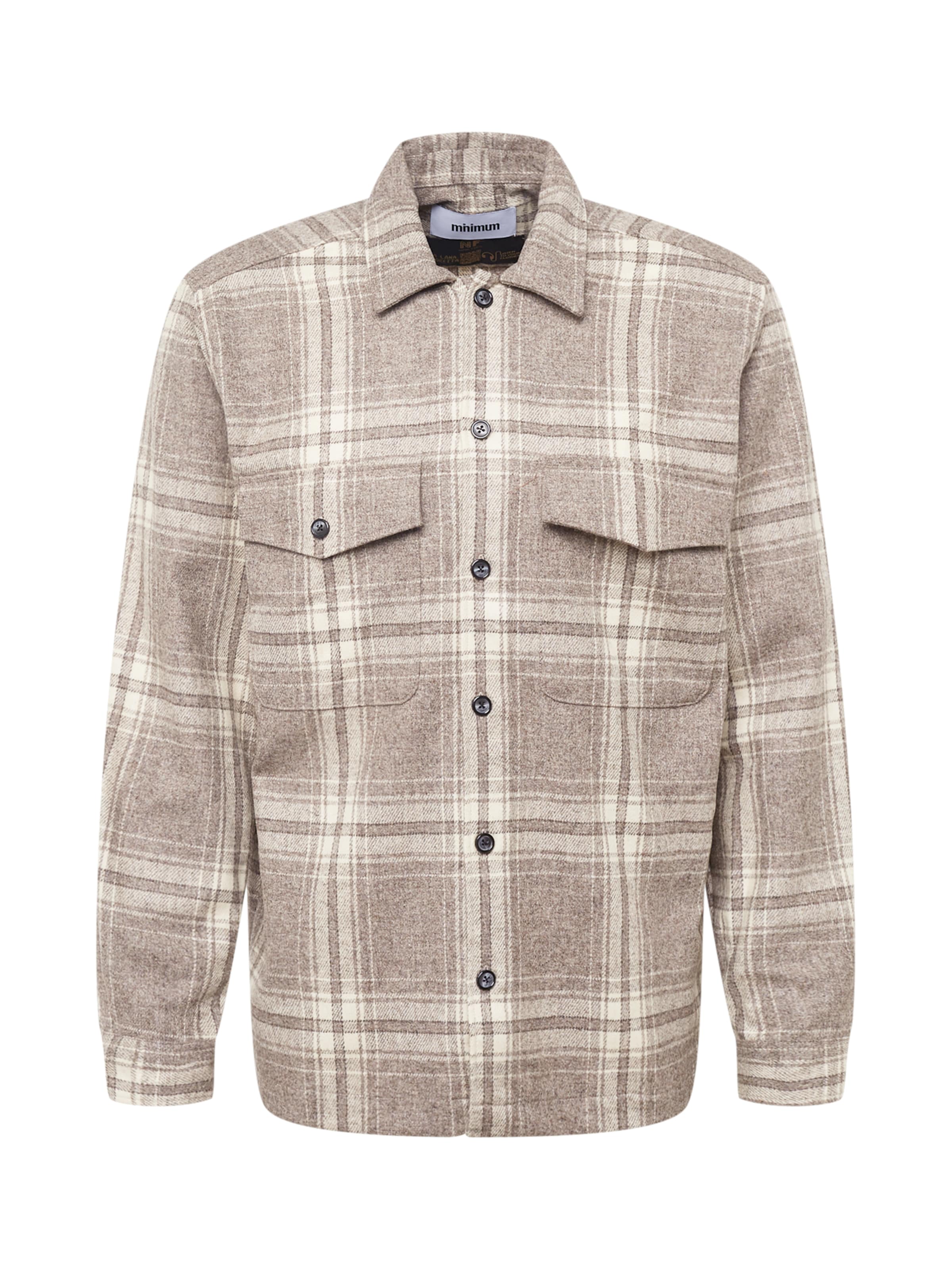 minimum Regular fit Skjorta 'Kendo' i brun: framsida