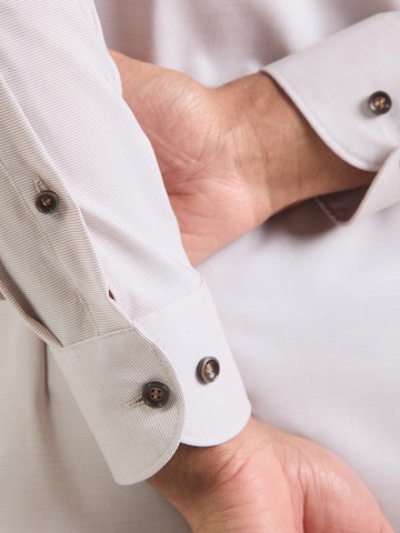 OLYMP Regular Fit Paita 'Level 5' värissä ruskea