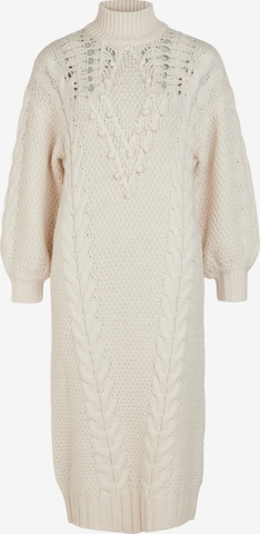 OBJECT Knitted dress 'ALISON' in Beige: front