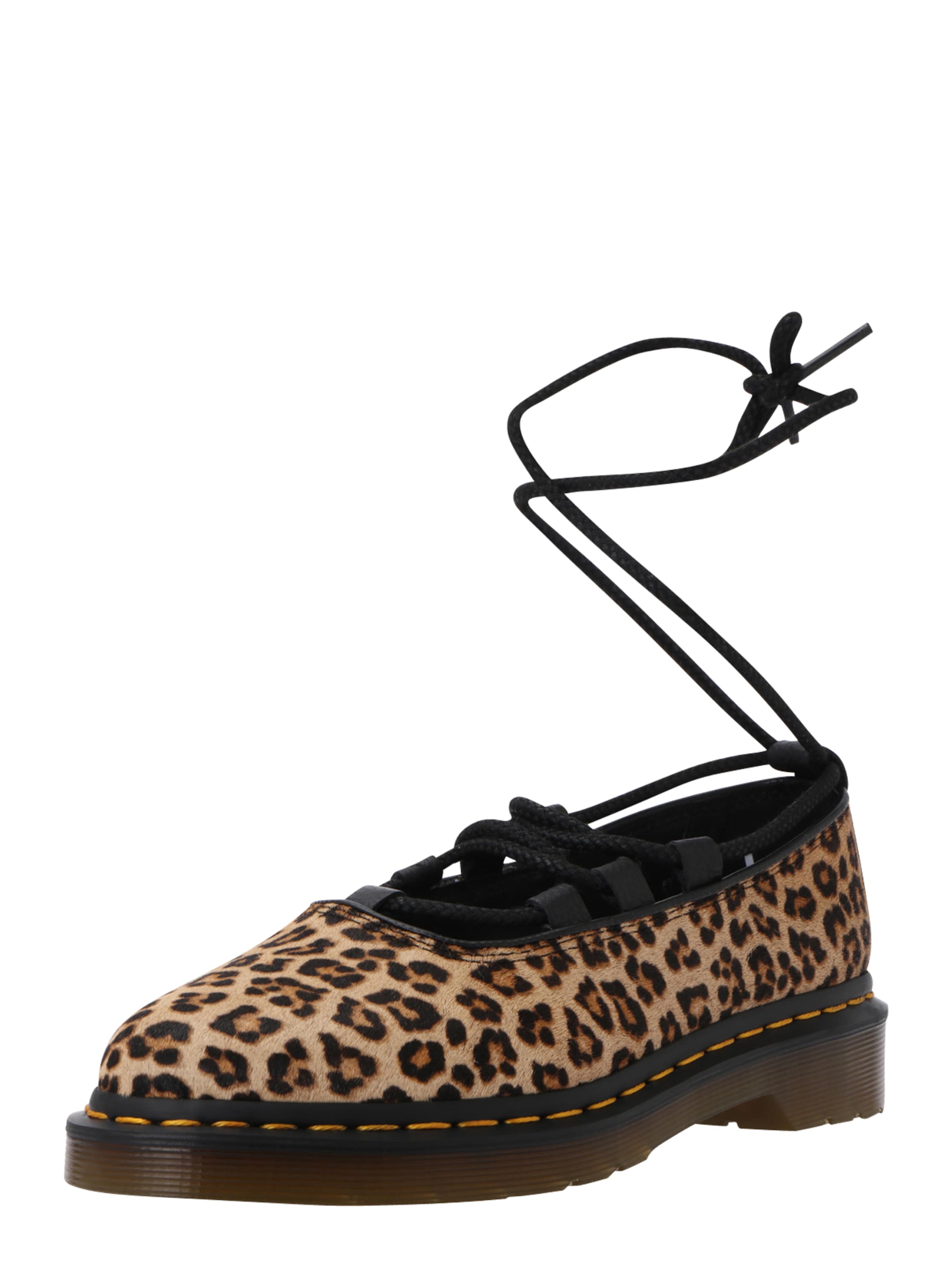 Dr. Martens Балерина с каишка 'Elphie II' в черно: отпред