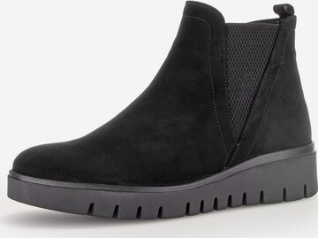 GABOR Chelsea boots in Zwart: voorkant