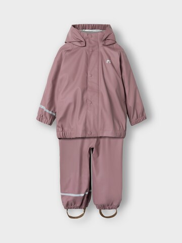 NAME IT Set 'NKNDRY10 RAIN SET FO NOOS' in Purple