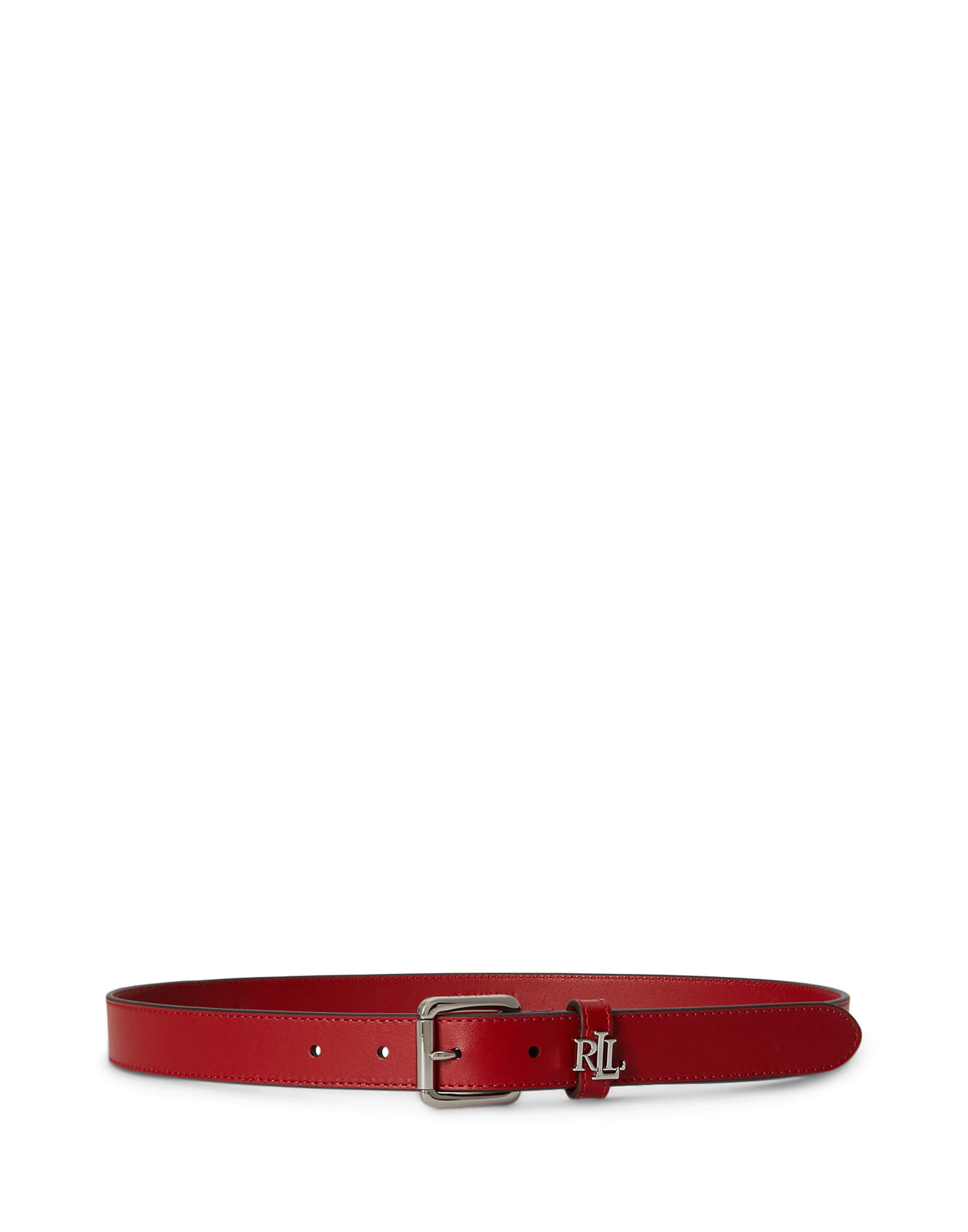 Lauren Ralph Lauren Gürtel in Rot: Vorderseite