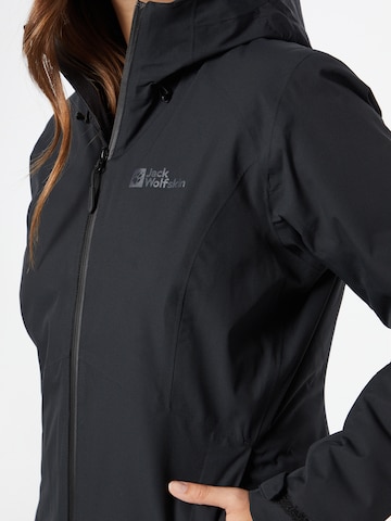 JACK WOLFSKIN - Casaco outdoor 'WISPER' em preto