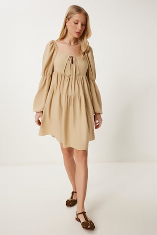 Happiness İstanbul Obleka | bež barva