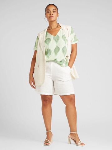 Vero Moda Curve Bluse 'VMCTULA' in Grün