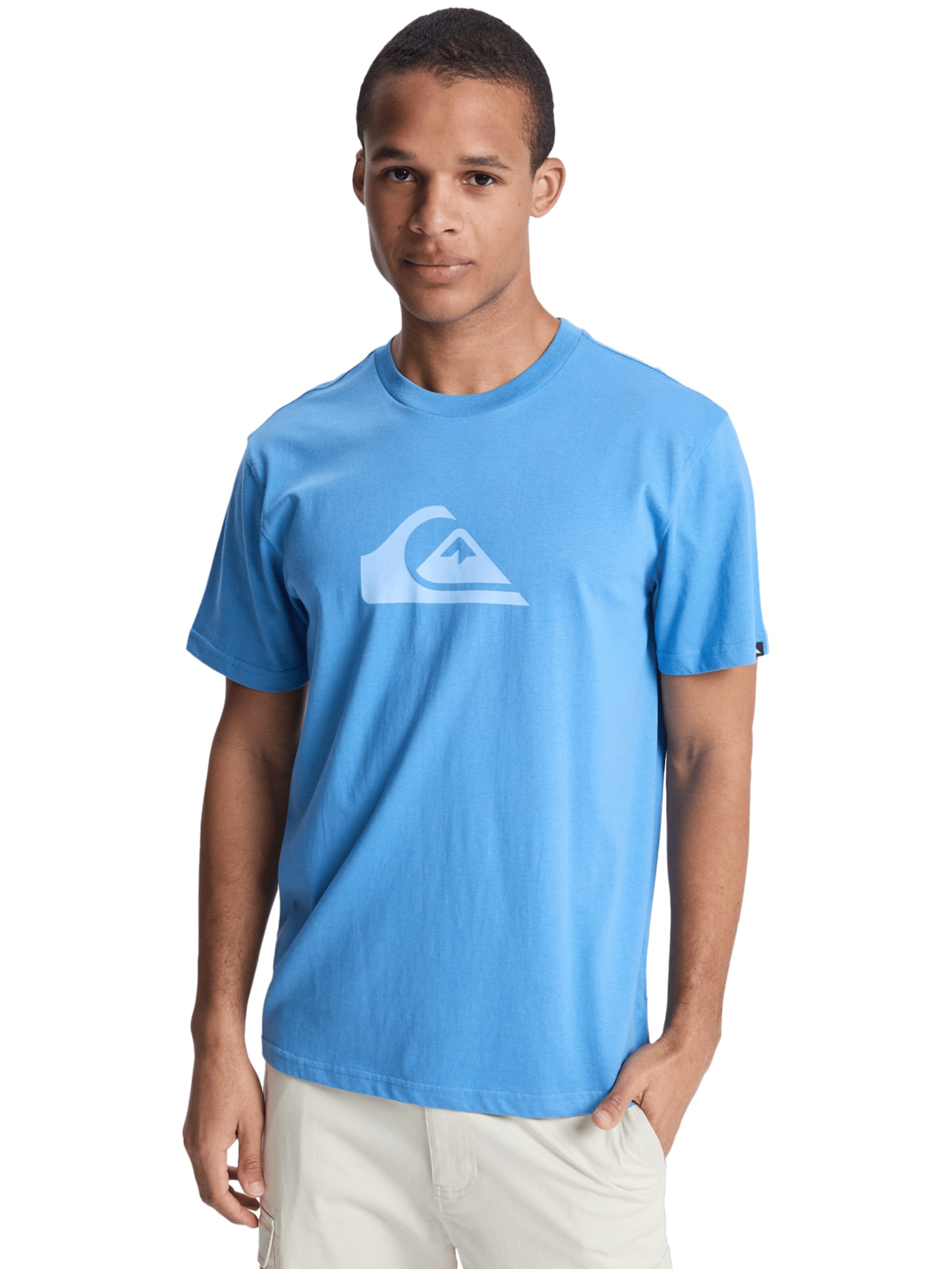 QUIKSILVER Athletic Sweatshirt in Blue: front