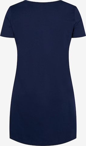 Chemise de nuit 'MALBA' Zizzi en bleu