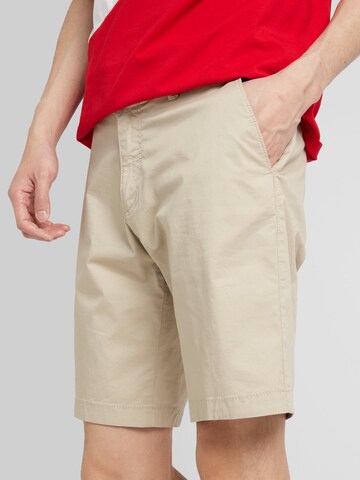 Regular Pantalon chino bugatti en beige