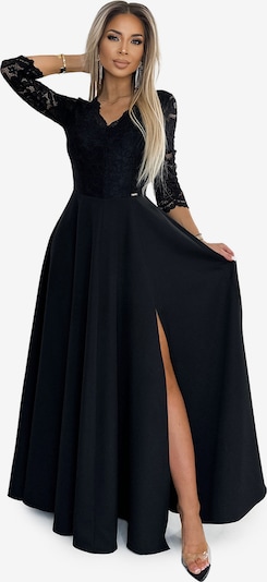 Numoco Abendkleid 'Maxikleid Amber' in schwarz, Produktansicht