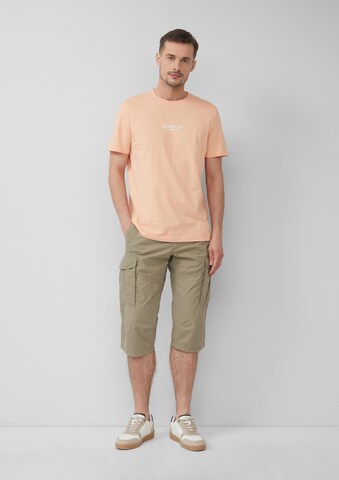 Regular Pantalon cargo 'File' s.Oliver en vert