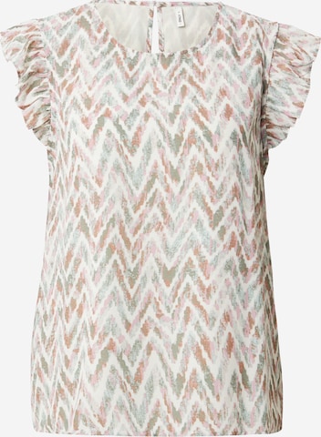 Chemisier 'ONLAnn' ONLY en blanc : devant