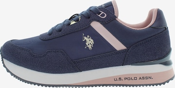 Sneaker bassa di U.S. POLO ASSN. in blu: frontale