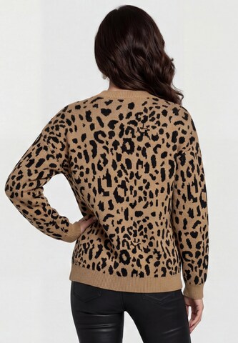 faina Trui in Beige