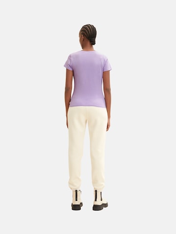 T-shirt TOM TAILOR DENIM en violet