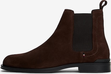 TOMMY HILFIGER Chelsea boots in Brown: front