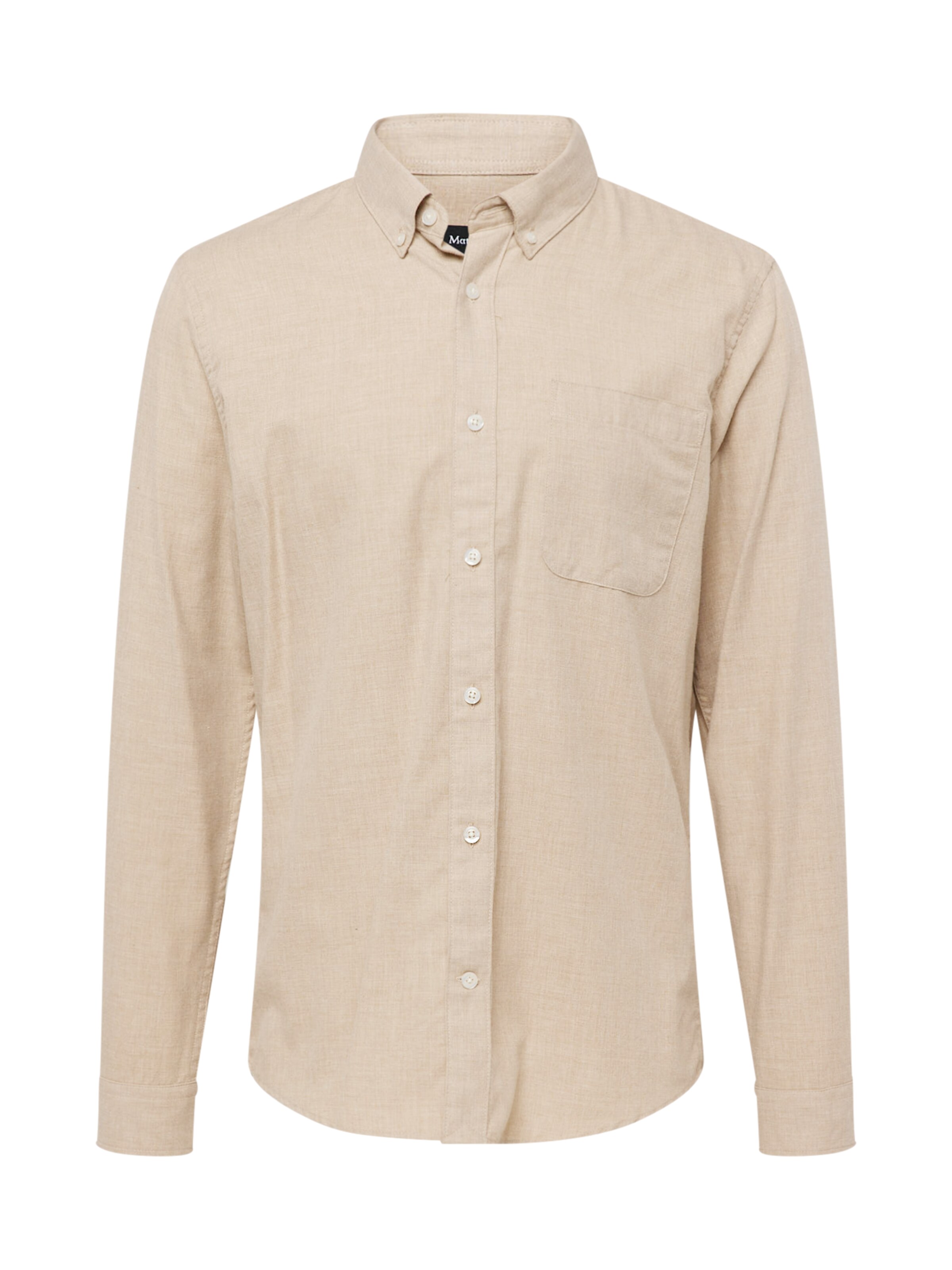 Matinique Button Up Shirt &#x27;Trostol&#x27; in Beige: front