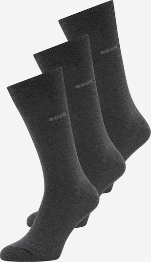 BOSS Chaussettes en gris / gris foncé, Vue avec produit