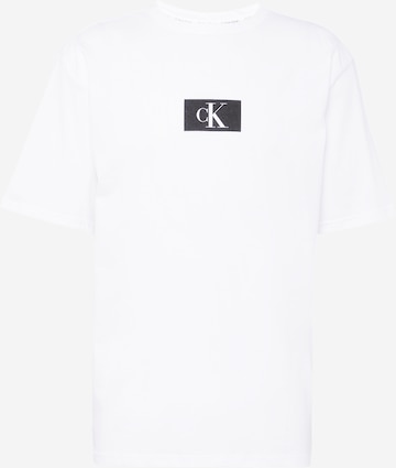 T-Shirt Calvin Klein Underwear en blanc : devant