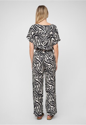 Cloud5ive Set Batwing Top and Wide Pants in Schwarz