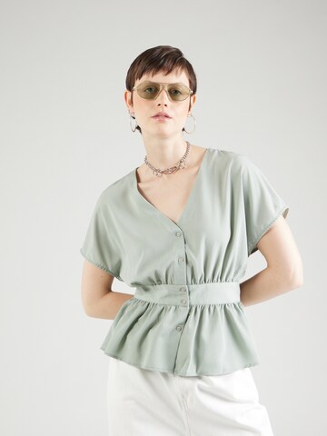VILA - Blusa 'MATHILDE' en verde: frente