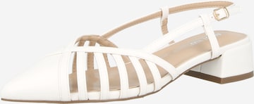 ABOUT YOU Лодочки с открытой пяткой 'Cosima' в Белый: спереди