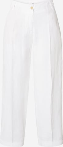 Loosefit Pantalon chino 'Maine' BRAX en blanc : devant