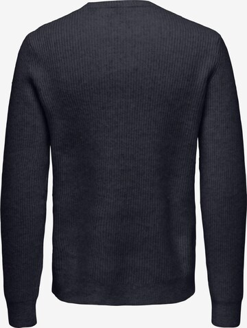 Only & Sons Pullover 'TEGAN' in Blau