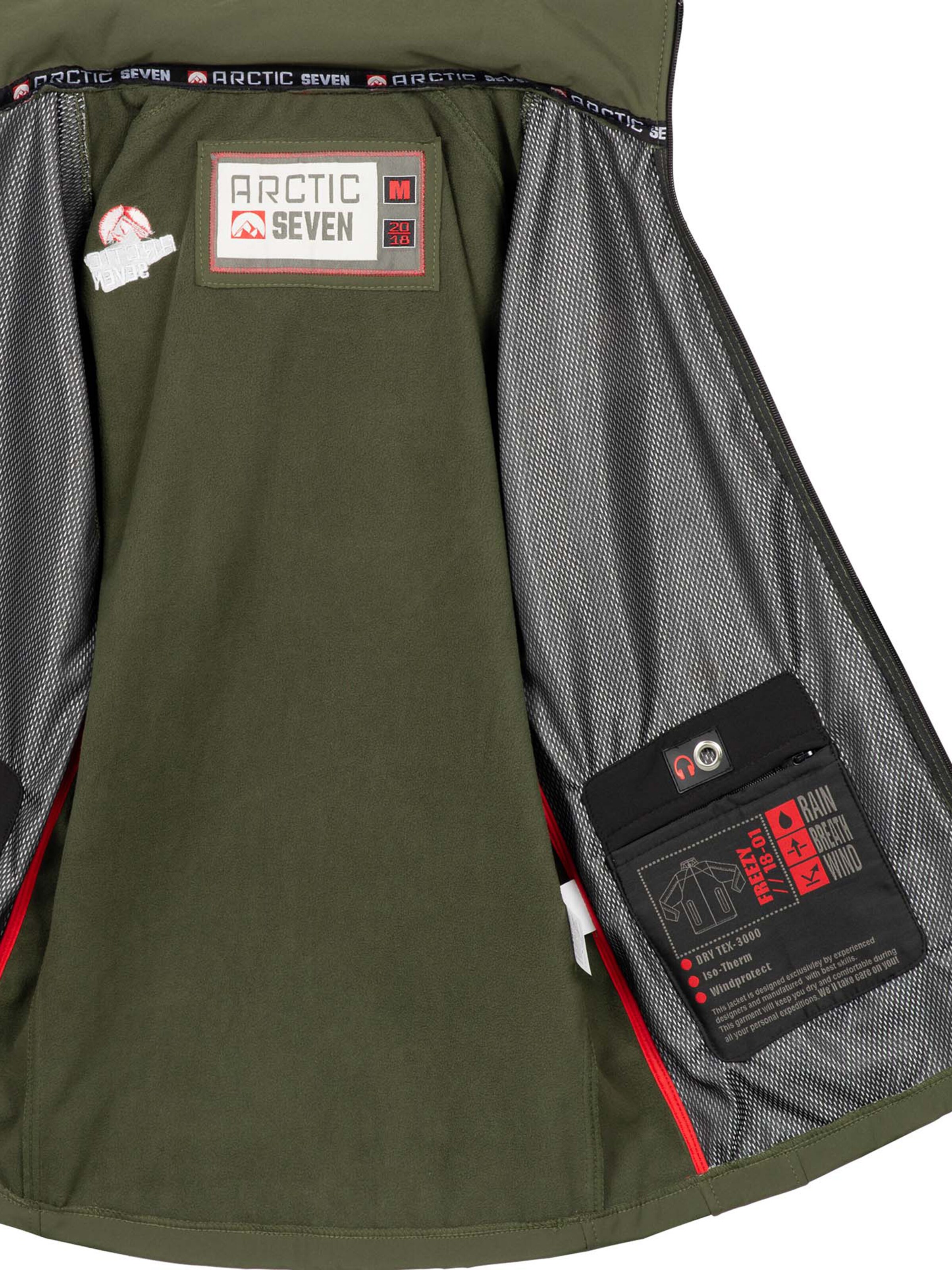 Arctic Seven Functionele jas in Groen