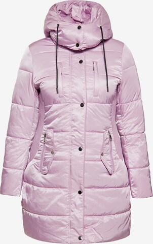 faina Winter coat in Purple: front