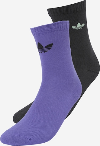 ADIDAS ORIGINALS Socks 'Crew ' in Purple: front