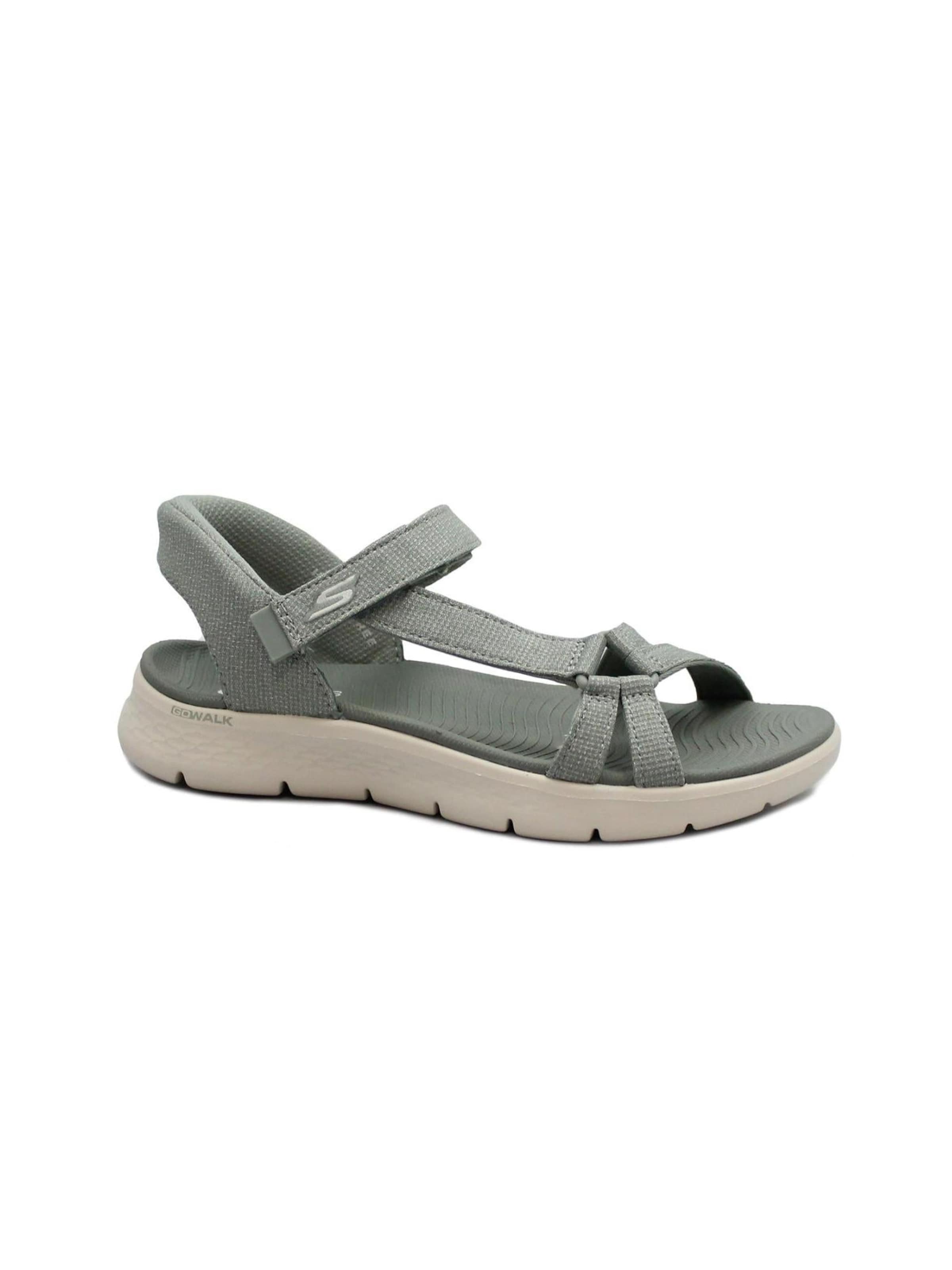 Sandalo con cinturino di SKECHERS in grigio: frontale