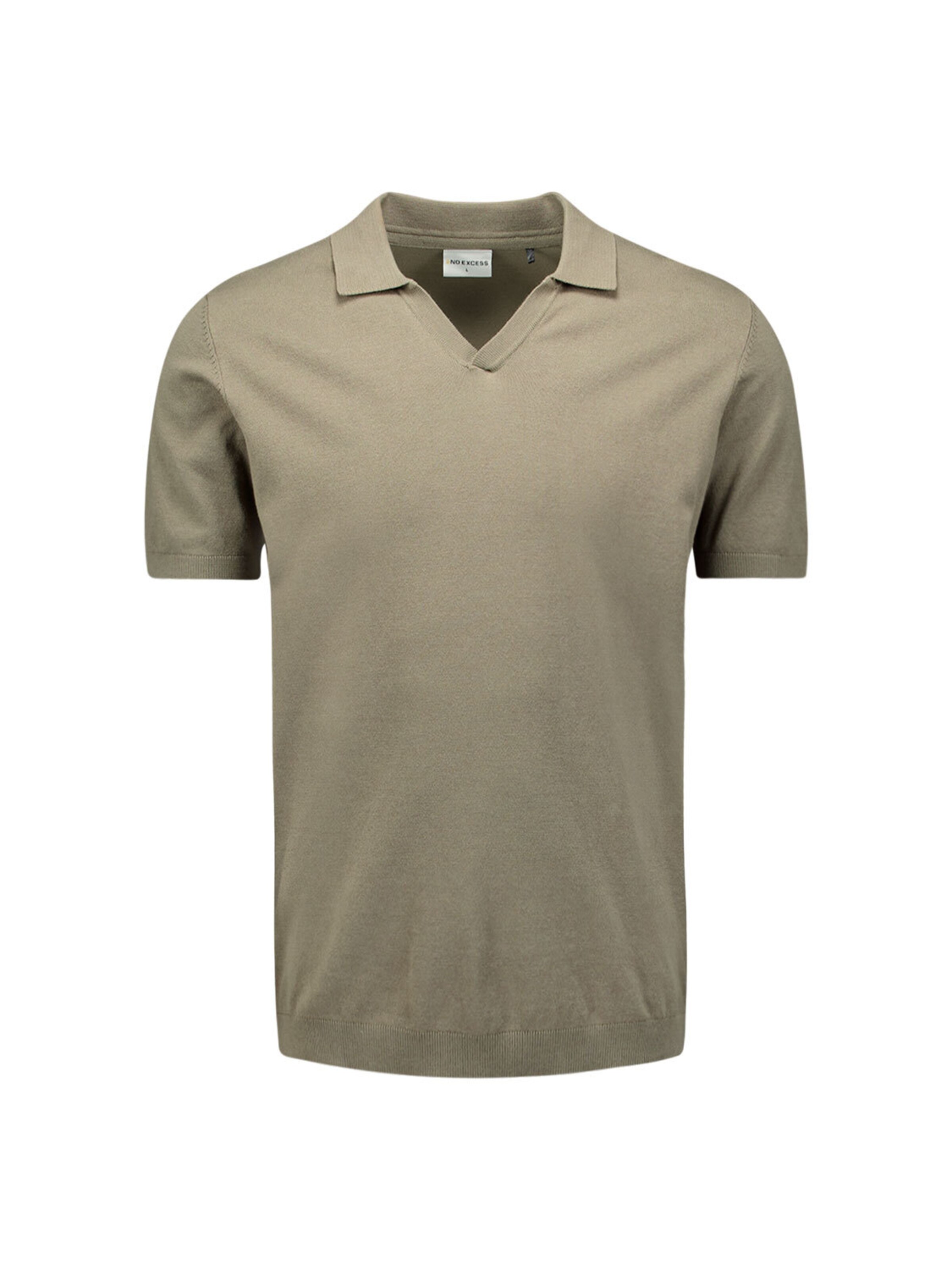 No Excess Poloshirt in Grün: Vorderseite