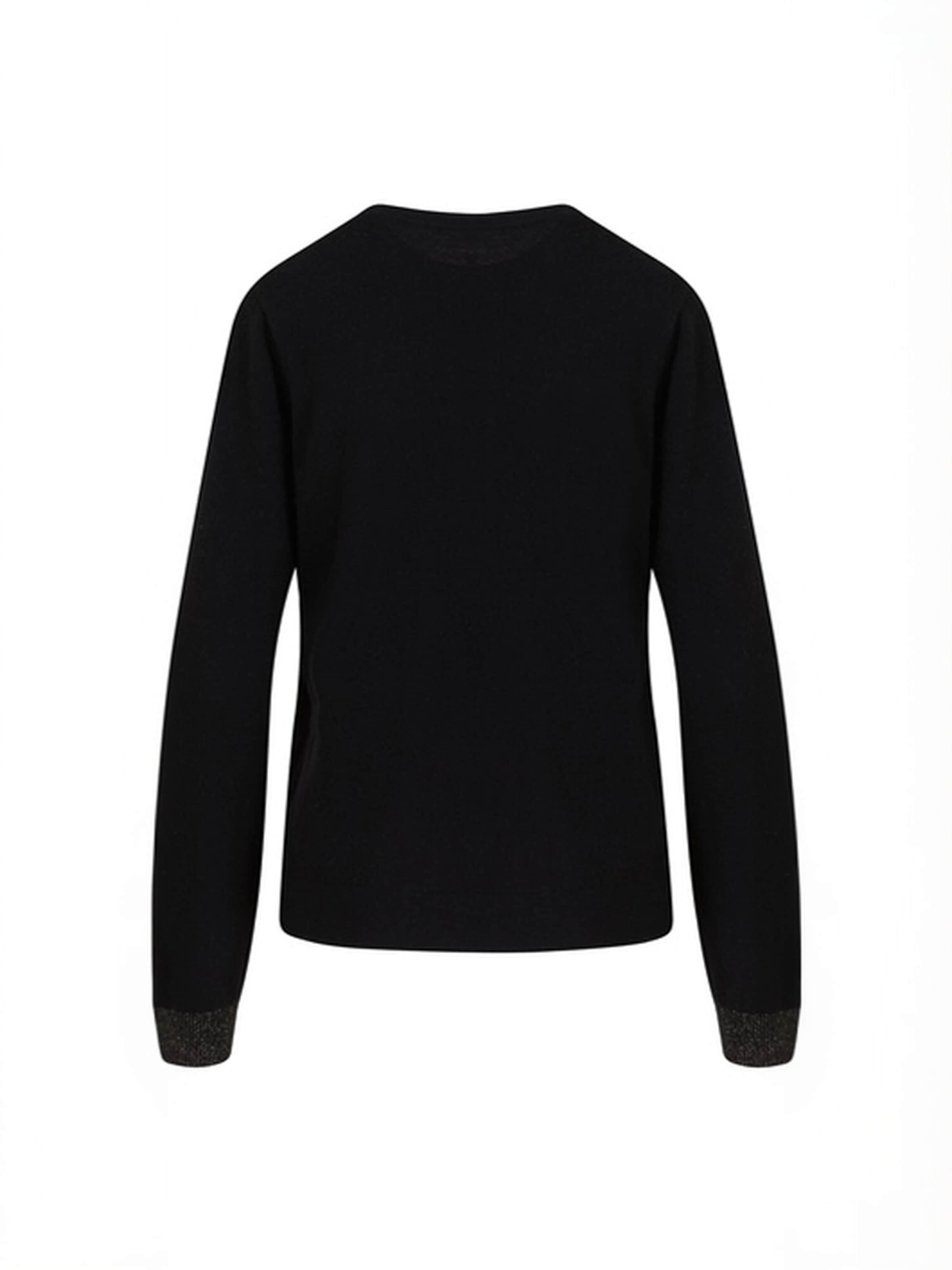 Coster Copenhagen Svetr ' CASHMERE ' – černá: zadní strana