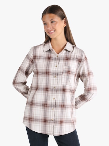 Colin's Blouse in Bruin: voorkant