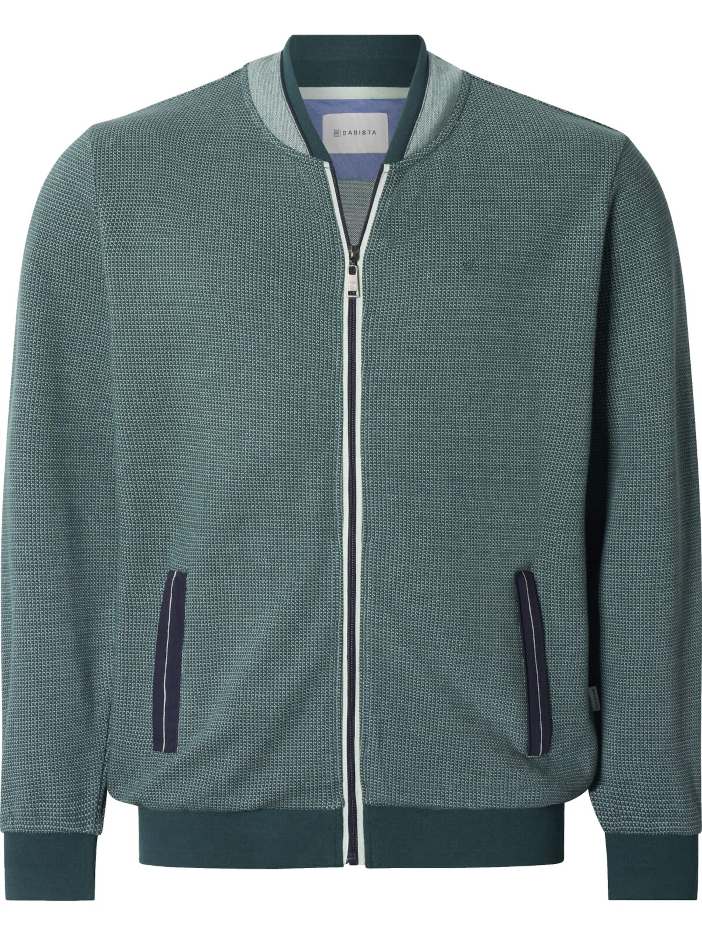 BABISTA Sweatjacke 'Ligina ' in Grün: Vorderseite