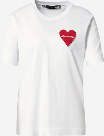Love Moschino Majica | bela barva: sprednja stran