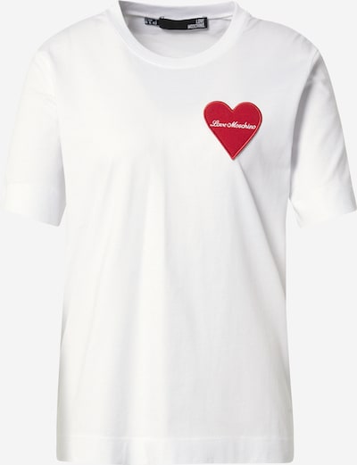 Love Moschino T-Krekls, krāsa - sarkans / balts, Preces skats