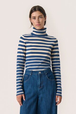 Pull-over 'Spina' SOAKED IN LUXURY en bleu : devant