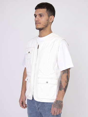 Karl Kani Vest 'Signature Utility' i hvid