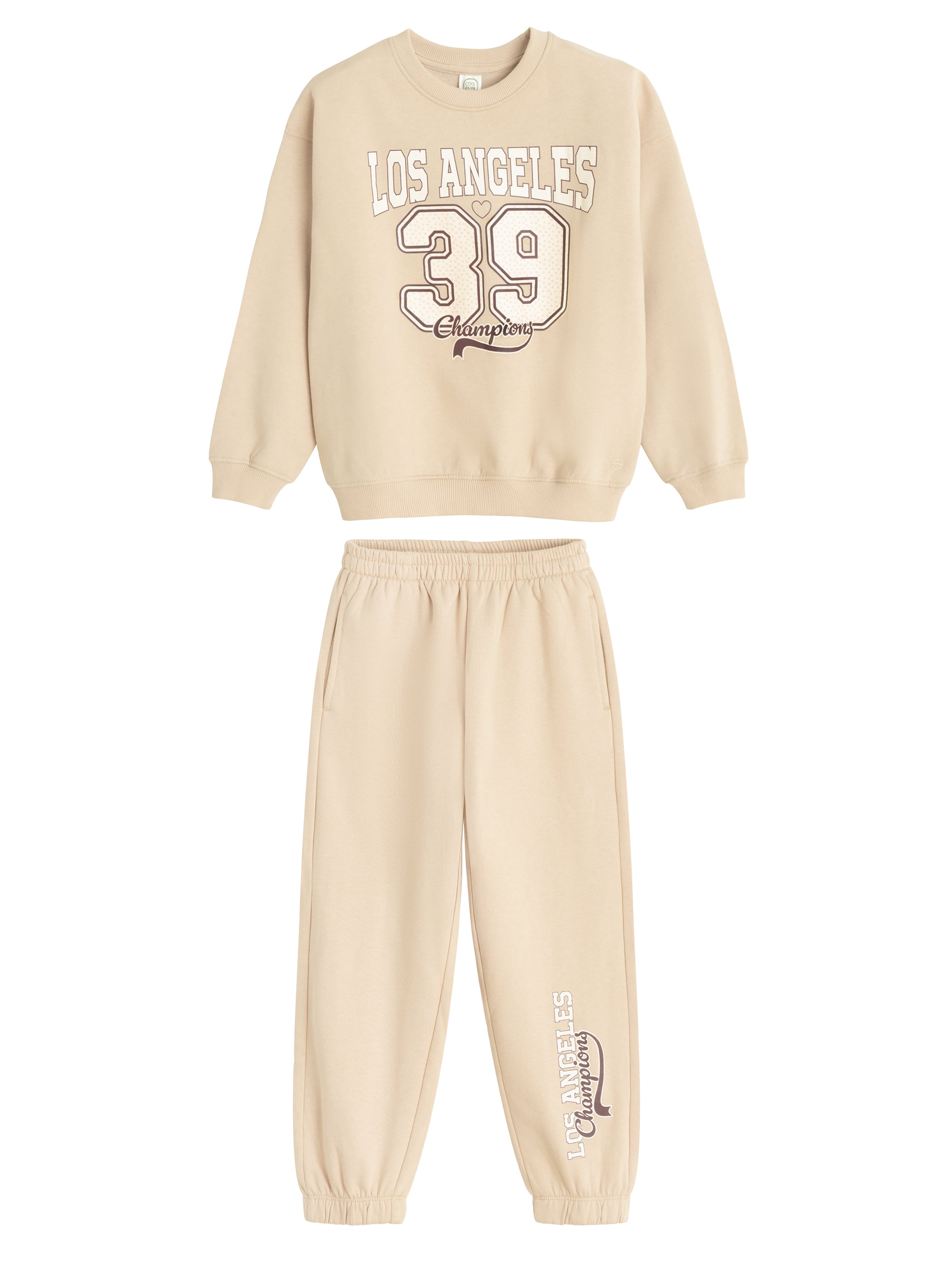 Cool Club Set i beige: framsida