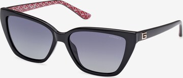 Lunettes de soleil GUESS en noir : devant