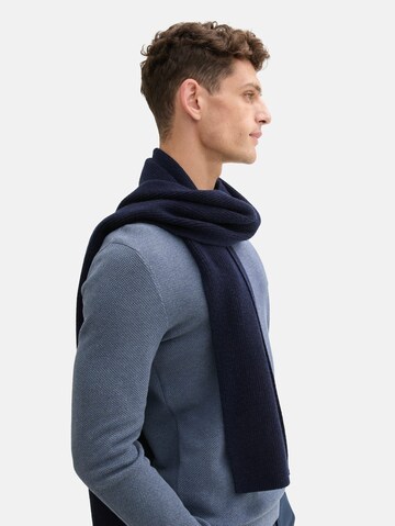 TOM TAILOR Scarf in Blue